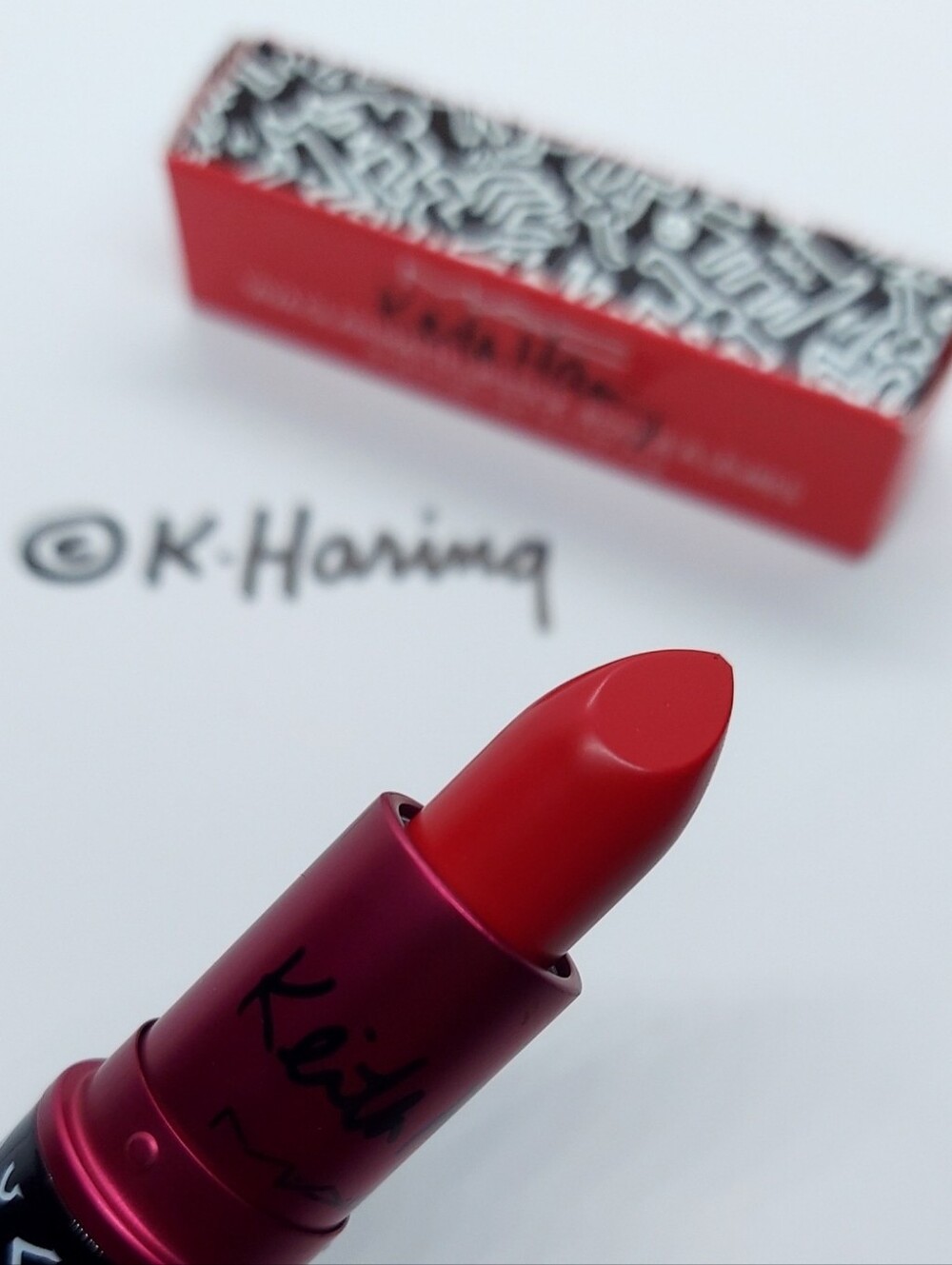 Red Haring MAC Cosmetics Viva Glam Matte Lipstick Brand New In Box Full Size - Picture 2 of 8